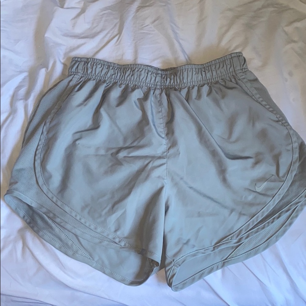 Nike Solid Grey Shorts